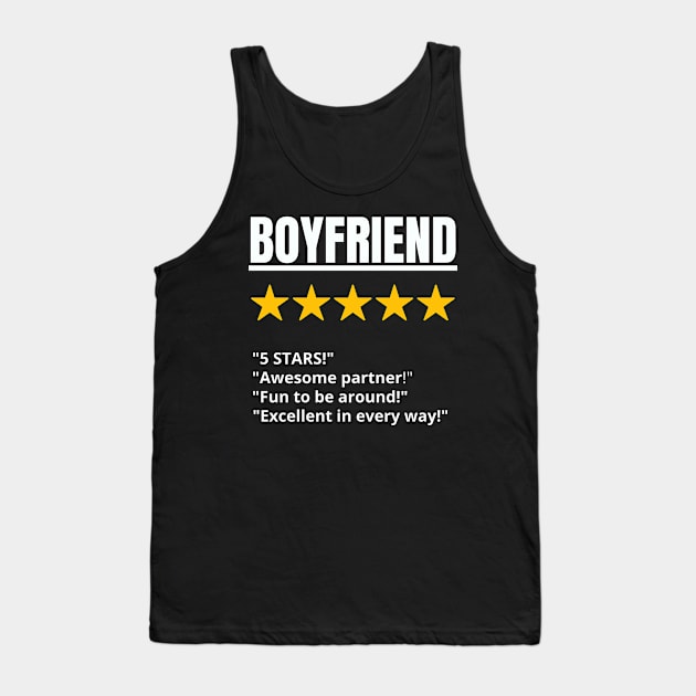 boyfriend gift 5 star Tank Top by Bless It All Tees